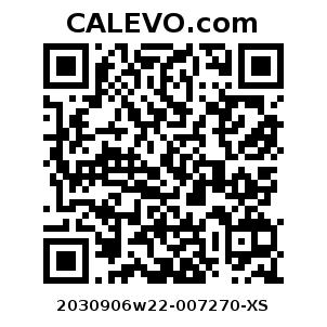 Calevo.com Preisschild 2030906w22-007270-XS
