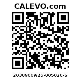 Calevo.com Preisschild 2030906w25-005020-S