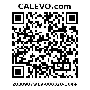 Calevo.com Preisschild 2030907w19-008320-104+