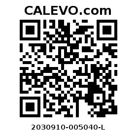 Calevo.com Preisschild 2030910-005040-L