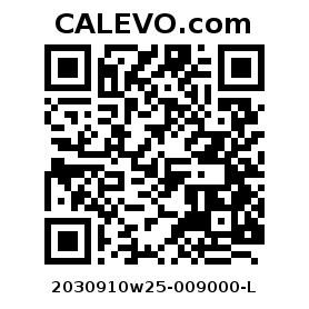 Calevo.com pricetag 2030910w25-009000-L