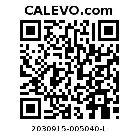 Calevo.com Preisschild 2030915-005040-L