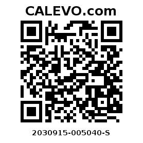 Calevo.com Preisschild 2030915-005040-S
