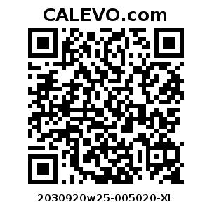 Calevo.com Preisschild 2030920w25-005020-XL