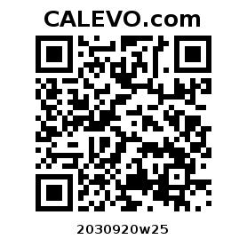 Calevo.com Preisschild 2030920w25