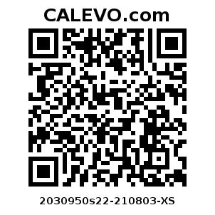 Calevo.com Preisschild 2030950s22-210803-XS