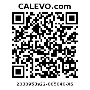 Calevo.com Preisschild 2030953s22-005040-XS