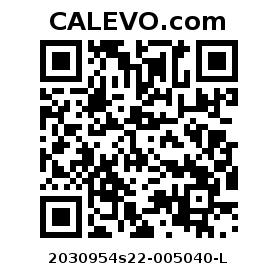 Calevo.com Preisschild 2030954s22-005040-L