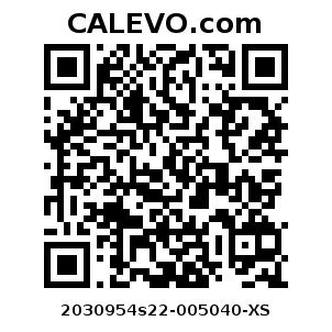 Calevo.com Preisschild 2030954s22-005040-XS