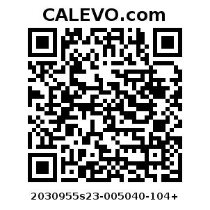 Calevo.com Preisschild 2030955s23-005040-104+