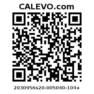 Calevo.com Preisschild 2030956s20-005040-104+