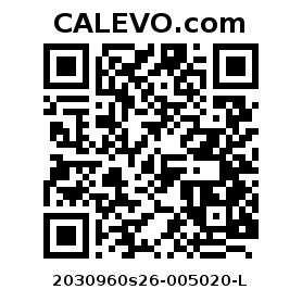 Calevo.com pricetag 2030960s26-005020-L