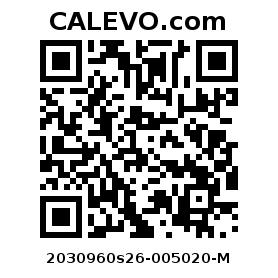 Calevo.com pricetag 2030960s26-005020-M