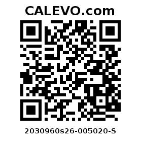 Calevo.com pricetag 2030960s26-005020-S