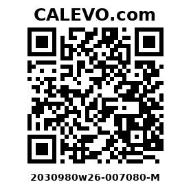 Calevo.com Preisschild 2030980w26-007080-M