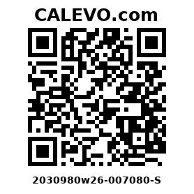 Calevo.com Preisschild 2030980w26-007080-S