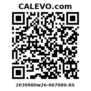 Calevo.com Preisschild 2030980w26-007080-XS