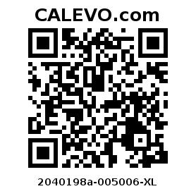 Calevo.com Preisschild 2040198a-005006-XL