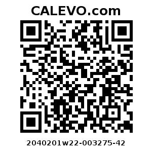 Calevo.com Preisschild 2040201w22-003275-42