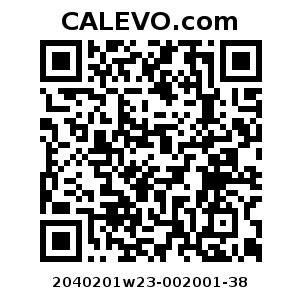 Calevo.com Preisschild 2040201w23-002001-38