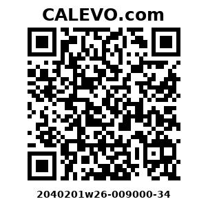 Calevo.com Preisschild 2040201w26-009000-34