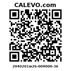 Calevo.com Preisschild 2040201w26-009000-36