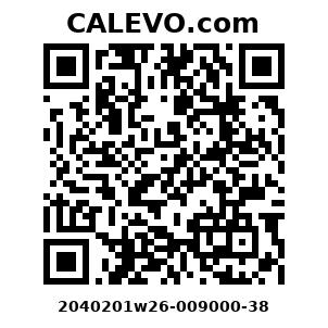 Calevo.com Preisschild 2040201w26-009000-38