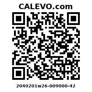 Calevo.com Preisschild 2040201w26-009000-42