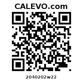 Calevo.com Preisschild 2040202w22