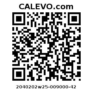 Calevo.com Preisschild 2040202w25-009000-42