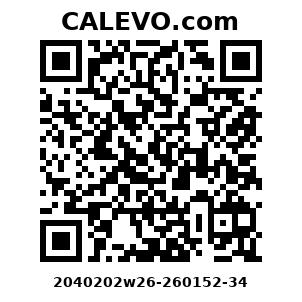 Calevo.com Preisschild 2040202w26-260152-34