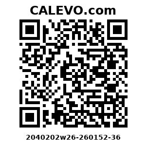 Calevo.com Preisschild 2040202w26-260152-36