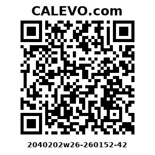 Calevo.com Preisschild 2040202w26-260152-42