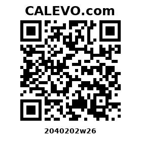 Calevo.com Preisschild 2040202w26