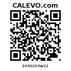 Calevo.com Preisschild 2040203w22