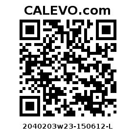 Calevo.com Preisschild 2040203w23-150612-L