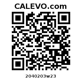 Calevo.com Preisschild 2040203w23