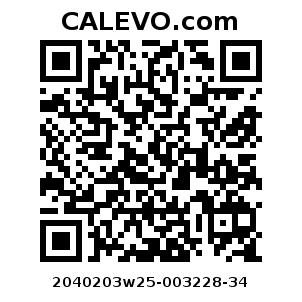 Calevo.com Preisschild 2040203w25-003228-34