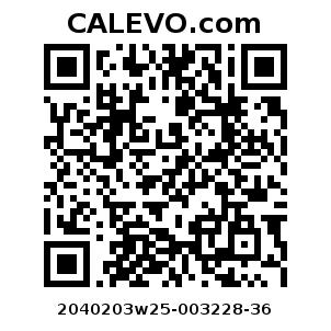 Calevo.com Preisschild 2040203w25-003228-36