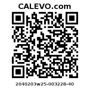 Calevo.com Preisschild 2040203w25-003228-40