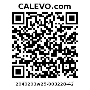 Calevo.com Preisschild 2040203w25-003228-42