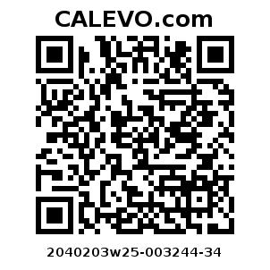 Calevo.com Preisschild 2040203w25-003244-34