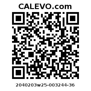 Calevo.com Preisschild 2040203w25-003244-36