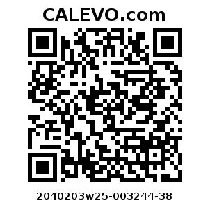 Calevo.com Preisschild 2040203w25-003244-38