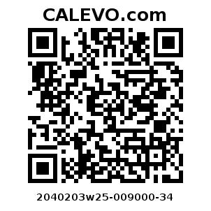 Calevo.com Preisschild 2040203w25-009000-34