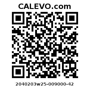 Calevo.com Preisschild 2040203w25-009000-42