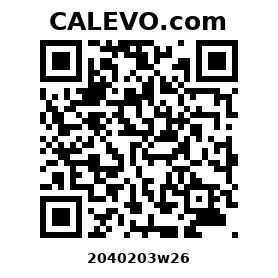 Calevo.com Preisschild 2040203w26
