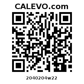 Calevo.com Preisschild 2040204w22