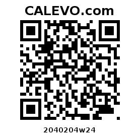 Calevo.com pricetag 2040204w24