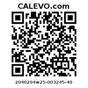 Calevo.com Preisschild 2040204w25-003245-40